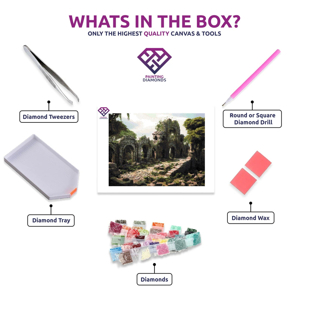 Ancient Ruins - 5D Diamond Painting Kit