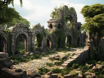 Ancient Ruins - 5D Diamond Painting Kit
