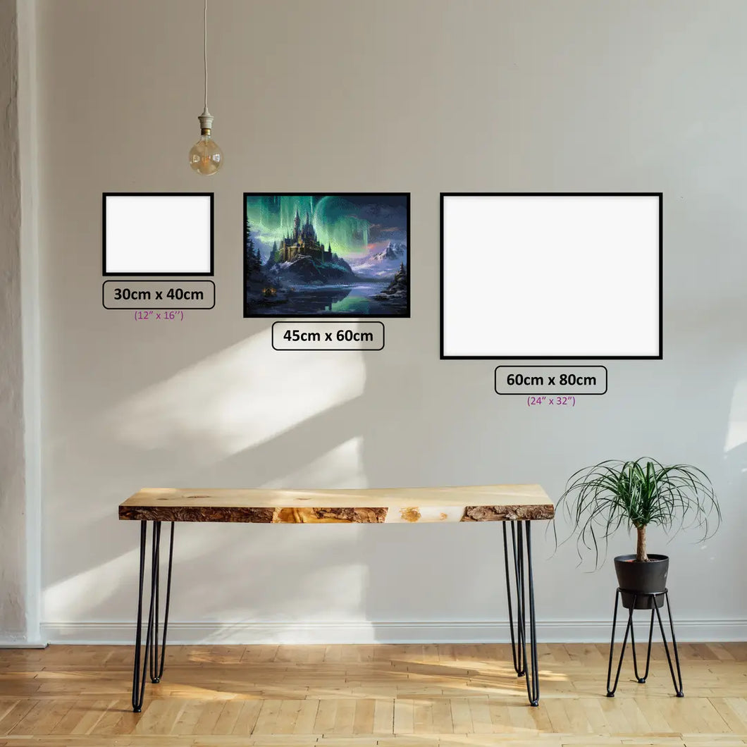 Aurora Fortress - 5D Diamond Painting Kit