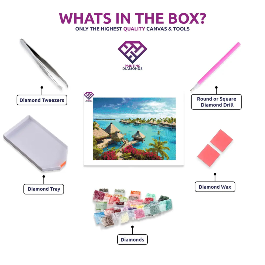 Polynesian Paradise - 5D Diamond Painting Kit