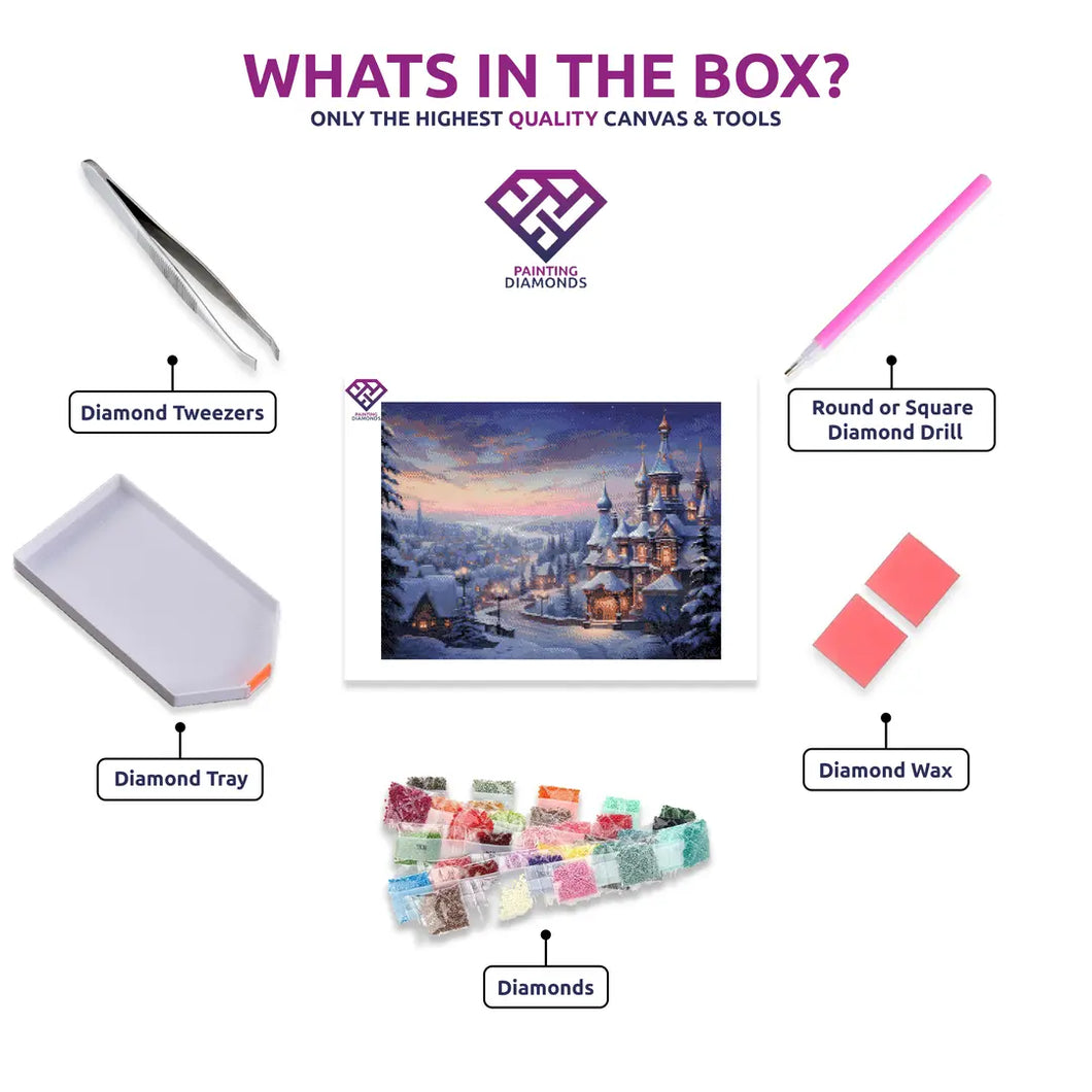 Russian Winter Wonderland - 5D Diamond Painting Kit