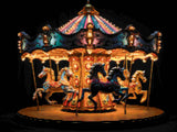 Carousel Dreams artwork shown as a completed diamond painting preview