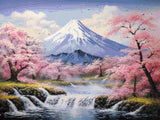 Cherry Reverie artwork shown as a completed diamond painting preview