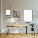 Confidence diamond painting displayed in a room setting