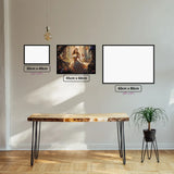 Fairy Tale Princess diamond painting displayed in a room setting