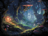 Forest Fantasy artwork shown as a completed diamond painting preview