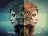 Gemini's Dual Nature artwork shown as a completed diamond painting preview