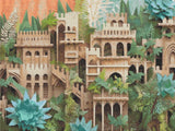 Hanging Gardens of Babylon artwork shown as a completed diamond painting preview