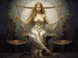 Libra's Balance of Beauty artwork shown as a completed diamond painting preview
