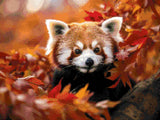 Panda Solitude artwork shown as a completed diamond painting preview