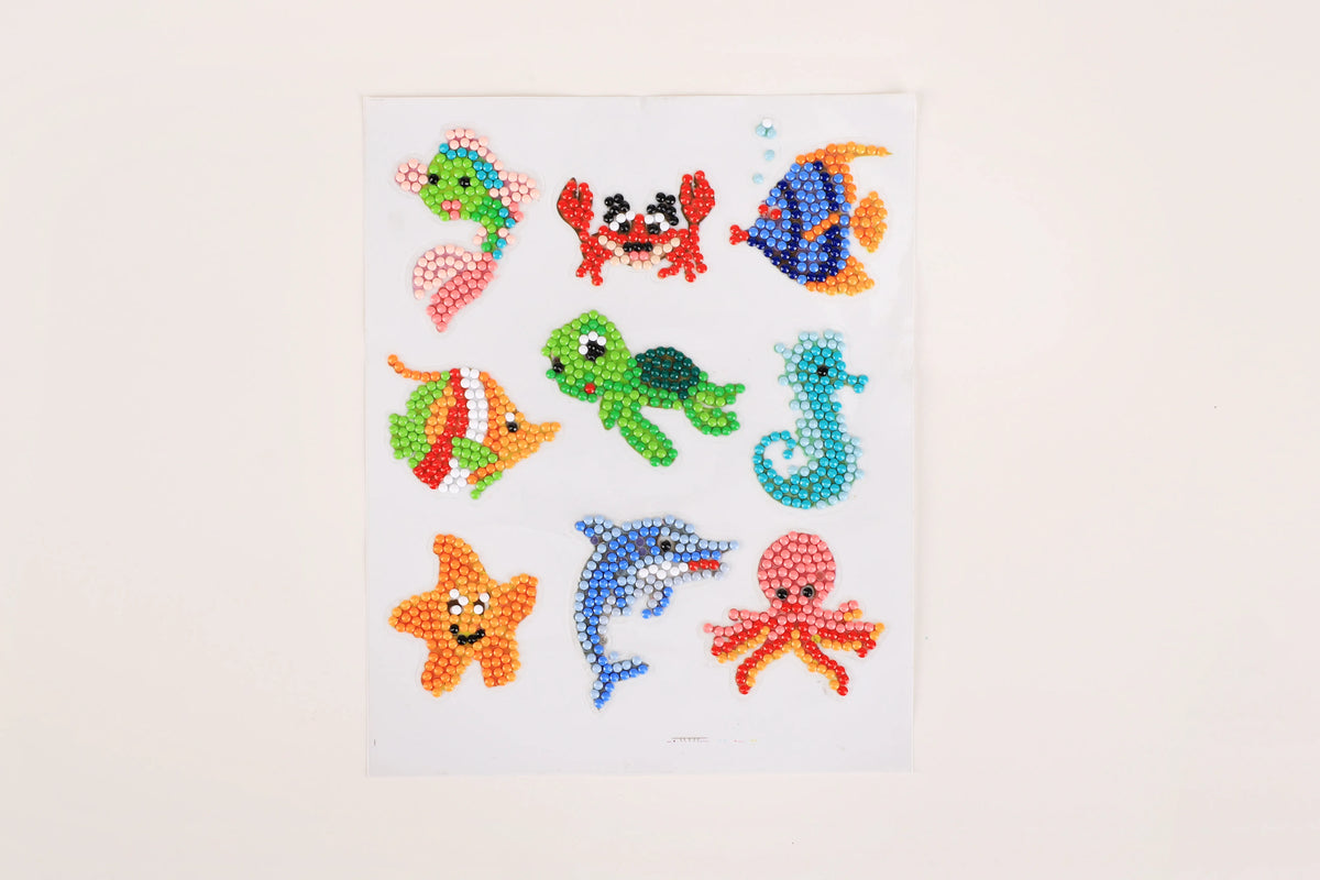 Sea Life Friends - Diamond Painting Sticker Kit