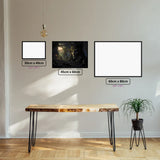Spirit Woods diamond painting displayed in a room setting