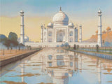 Taj Pastels artwork shown as a completed diamond painting preview