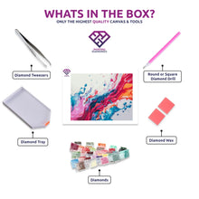 Vibrant Paint Splashes - Diamond Painting Kit