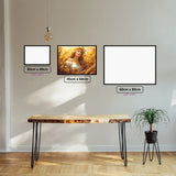 Virgo's Harvest Abundance diamond painting displayed in a room setting
