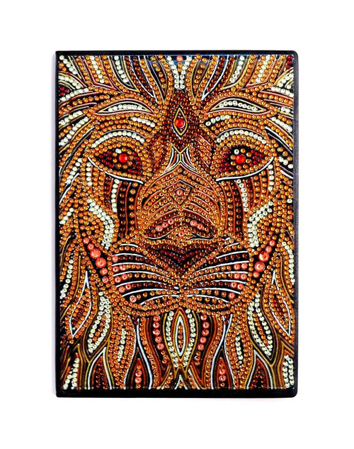 Painting Diamonds Notebook - Lion
