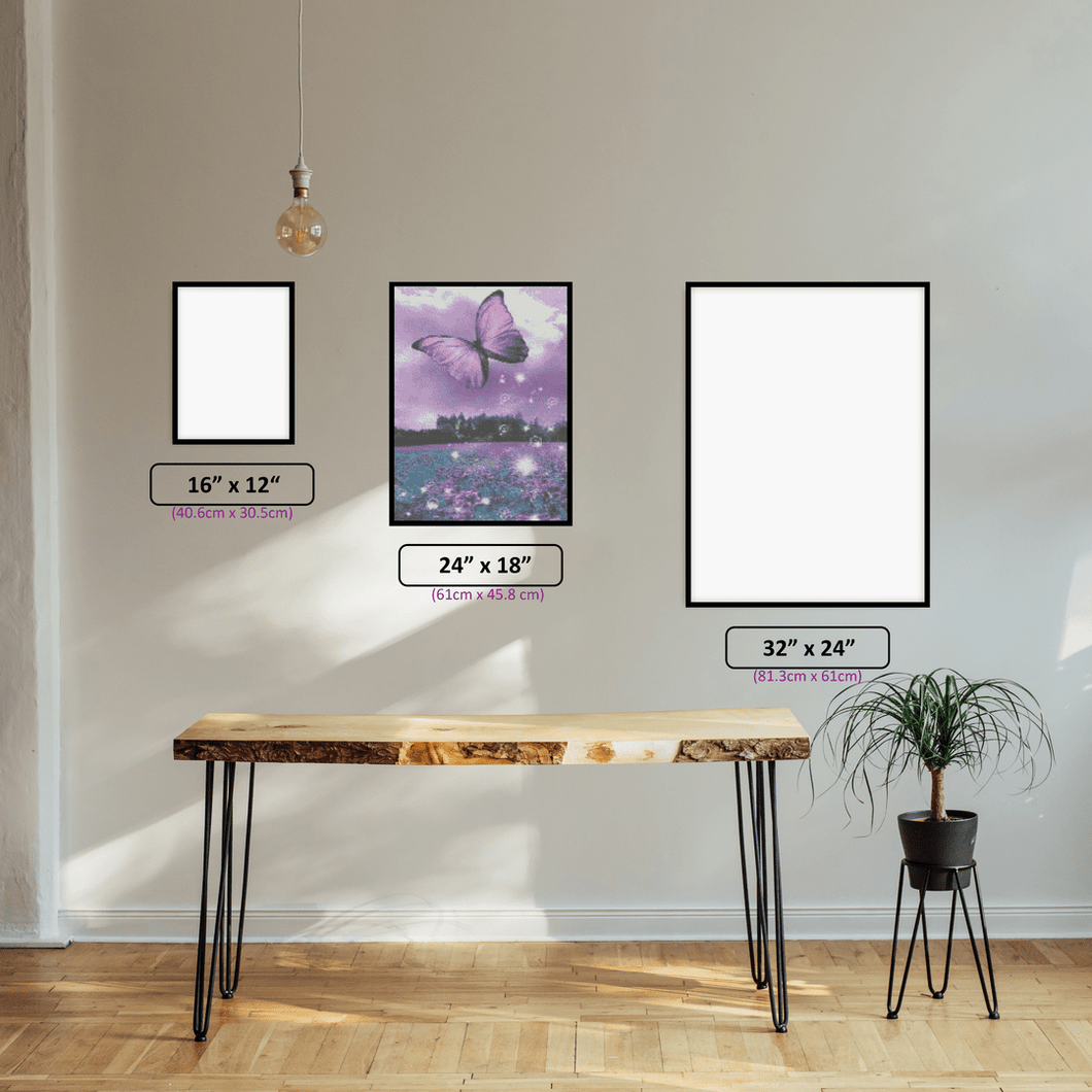 Colourful Butterfly #2 - 5D Diamond Painting Kit