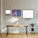 Coober Pedy Opal Radiance diamond painting displayed in a room setting
