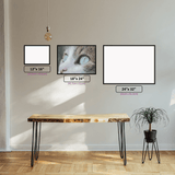 Night Vision diamond painting displayed in a room setting