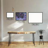Opalescent Tiger diamond painting displayed in a room setting
