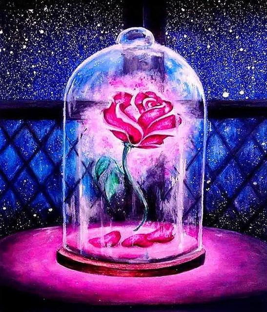 The Rose - 25x25cm - 5D Diamond Painting